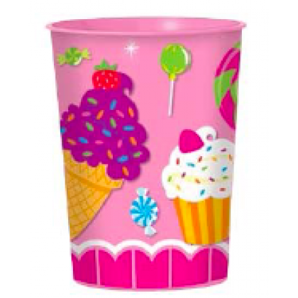 Sweet Shop Favor Cup - Plastic