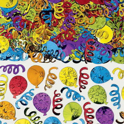 Birthday Fever Mega Value Metallic Confetti