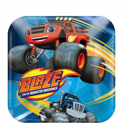 Blaze & the Monster Machines™ Square Plates, 7"