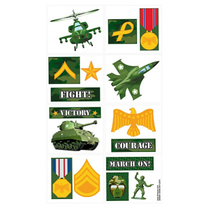 Camouflage Tattoo Favors