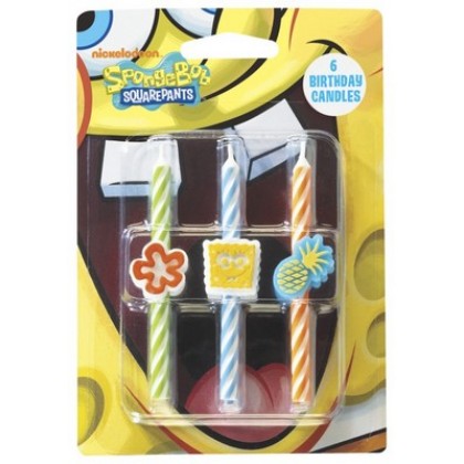 Spngbob Sqrpnts Icon Candle
