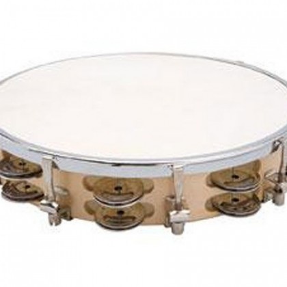 8" x 6PRS Jingles Wooden Shell Nylon Skin