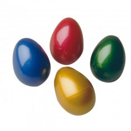 Egg Maracas (Dark Green/Dark Blue/Maroon/Bright Bubble Pink)