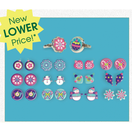 Christmas Earring/Ring Set