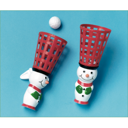 10" x 2 3/4" Snowman Pop/Catch