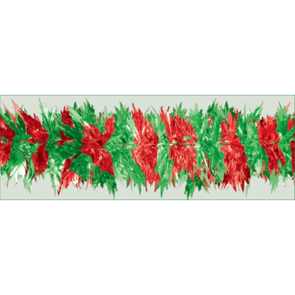 9'H x 15"W x 15"D Christmas Starburst Tinsel