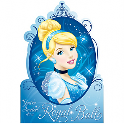 ©Disney Cinderella Postcard Invitations