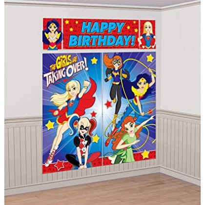 DC Super Hero Girls™ Scene Setters® Wall Decorating Kit