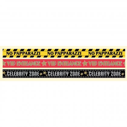 Lights! Camera! Action! Glossy Party Tape - Plastic