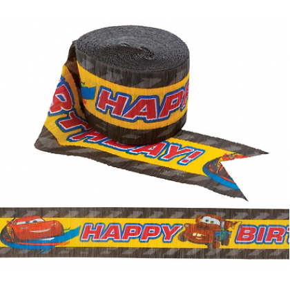 Cars 2© Formula Racer Crepe Streamer