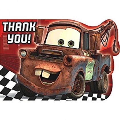 ©Disney/Pixar Cars Formula Racer Postcard Thank You Cards