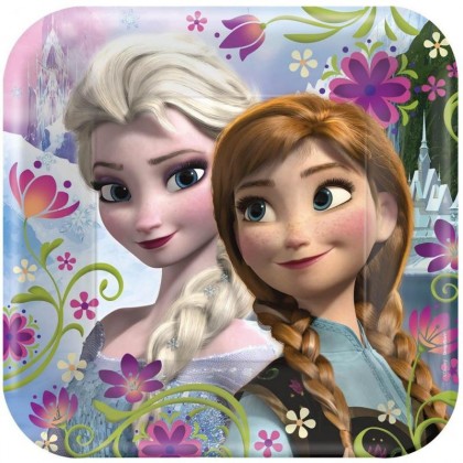 ©Disney Frozen Square Plates, 9"