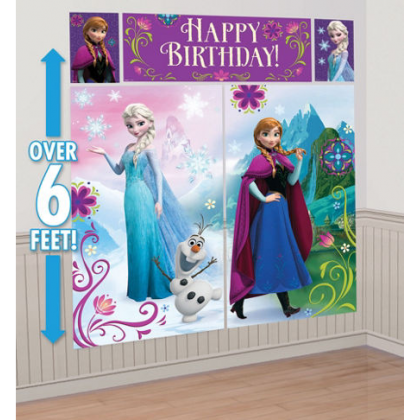 ©Disney Frozen Scene Setters® Wall Decorating Kit - Plastic