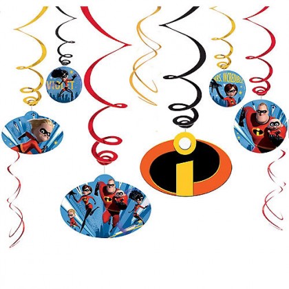 Disney Incredibles 2 Swirl Decoration