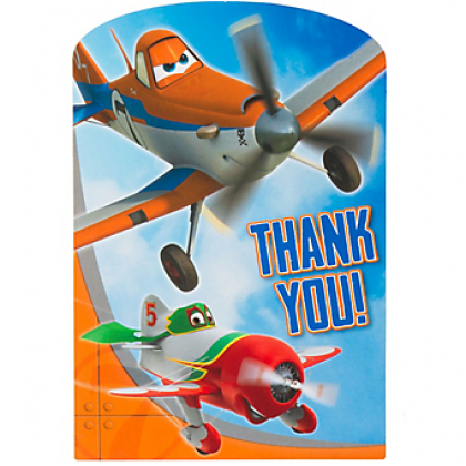 ©Disney Planes Dusty & Friends Postcard Thank You Cards