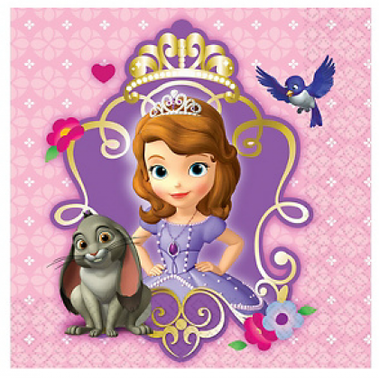 ©Disney Sofia The First Beverage Napkins