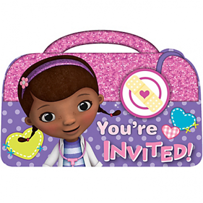 ©Disney Doc McStuffins Postcard Invitation