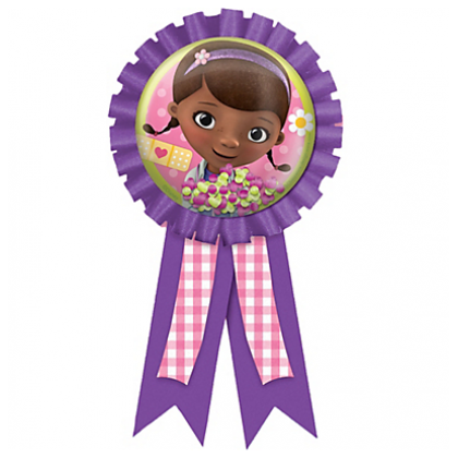 ©Disney Doc McStuffins Confetti Pouch Award Ribbon