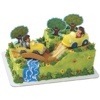 Dora The Explorer & Diego Safari Party Decoset