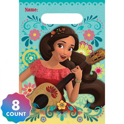 Disney Elena of Avalor Folded Loot Bags - Plastic