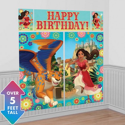 Disney Elena of Avalor Scene Setters Wall Decorating Kit - Plastic