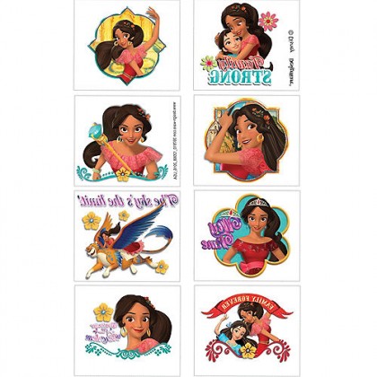 Disney Elena of Avalor Tattoo Favors