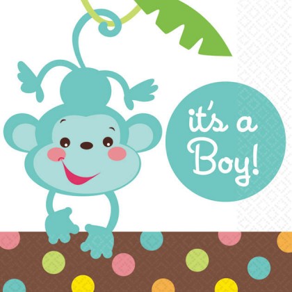 Fisher-Price™ Baby - It's A Boy Beverage Napkins