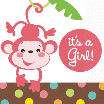 Fisher-Price™ Baby - It's A Girl Beverage Napkins