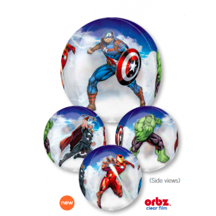 G40 15" Avengers Orbz™ Clear