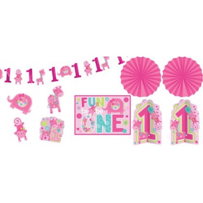 "One" Wild Girl Room Decorating Kit