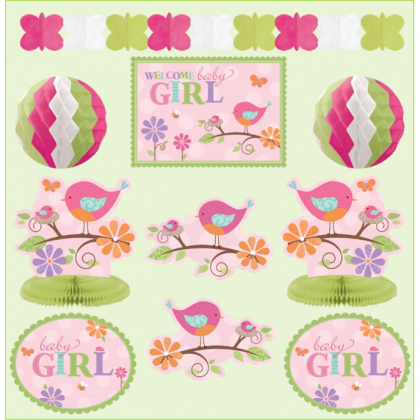 Tweet Baby Girl Room Decorating Kit