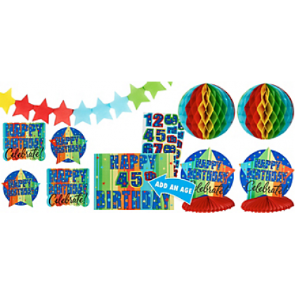 A Year To Celebrate - Happy Birthday Cust. Add-An-Age Dec. Kit