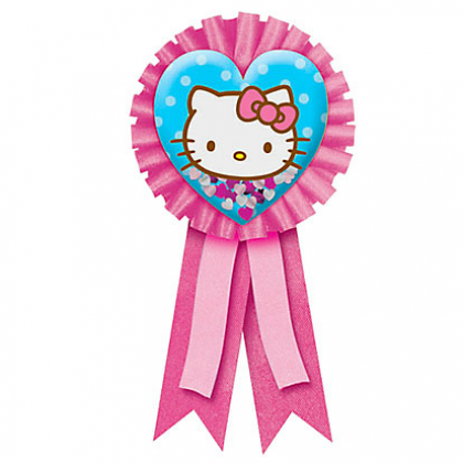 Hello Kitty® Confetti Pouch Award Ribbon