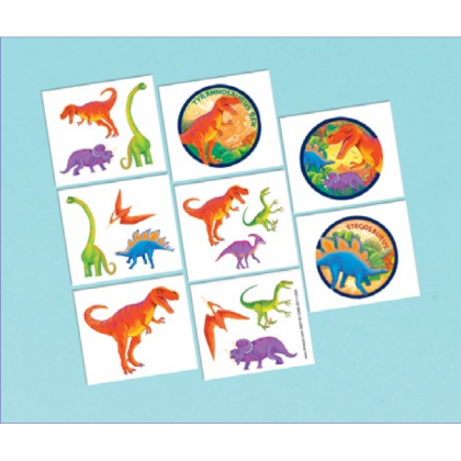 Prehistoric Party Tattoo Favors