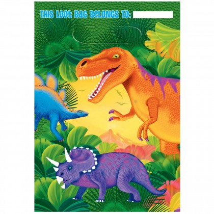 Prehistoric Party Loot Bags - Plastic