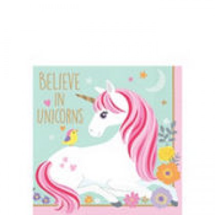 Magical Unicorn Beverage Napkins