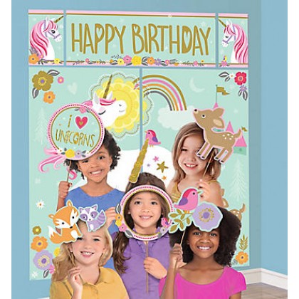 Magical Unicorn Scene Setters w/Props