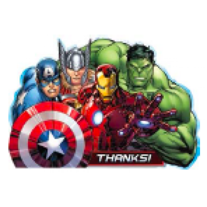 Marvel Avengers™ Postcard Thank You Cards