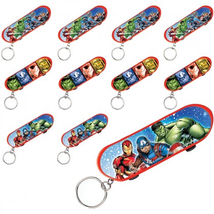 Marvel Epic Avengers Skateboard Keychain Favor