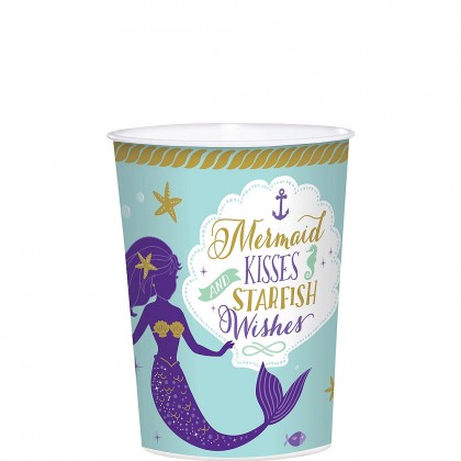 Mermaid Wishes Favor Cup - Plastic
