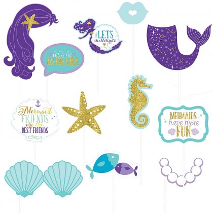 Mermaid Wishes Photo Prop Kit