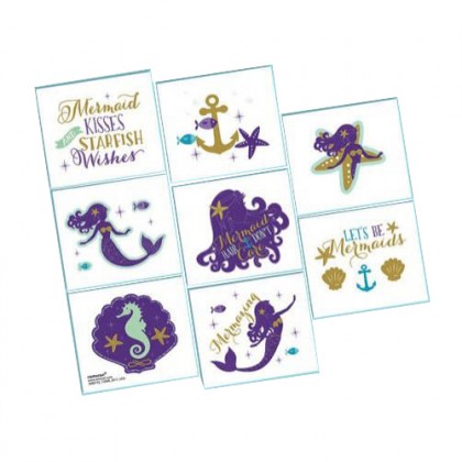 Mermaid Wishes Tattoo Favors