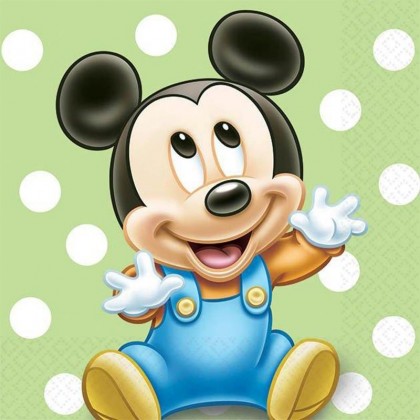 ©Disney Mickey’s 1st Birthday Beverage Napkins