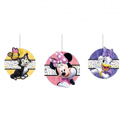 ©Disney Minnie Mouse Happy Helpers Honeycomb Decorations - Printed Paper