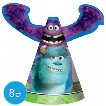 ©Disney Monsters University Die-Cut Cone Hats - Paper