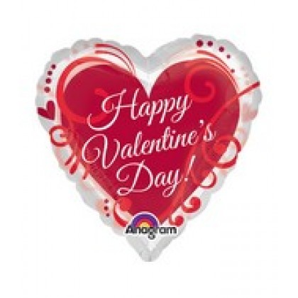 P35 26" Happy Valentine's Day To You See-Thru™ SuperShape™