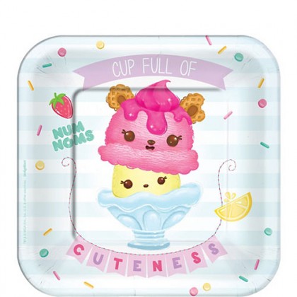 Num Noms™ Square Plates, 7 in
