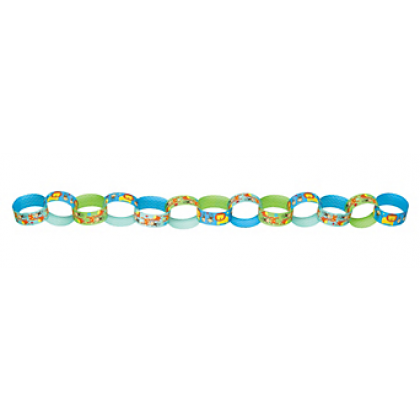 "One" Wild Boy Chain Link Garland - Printed Paper