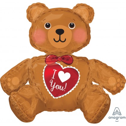 P55 25" Large Sitting Bear Large Multi-Balloon