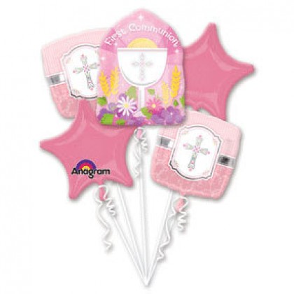P75 Communion Blessings Pink Bouquet